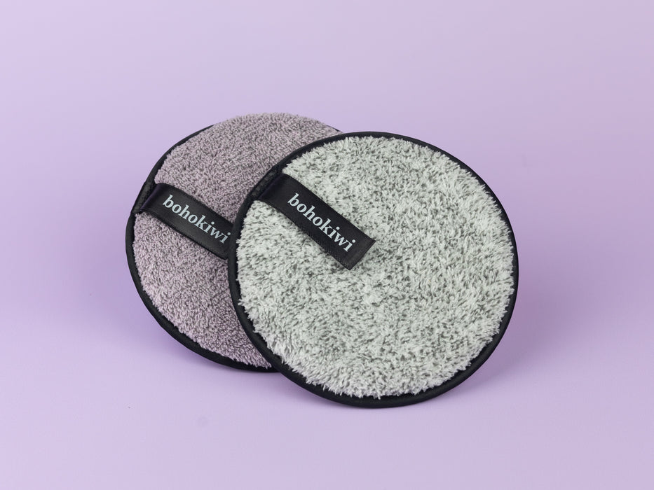 bohokiwi Reusable Makeup Remover Pads - 2 Pad Set