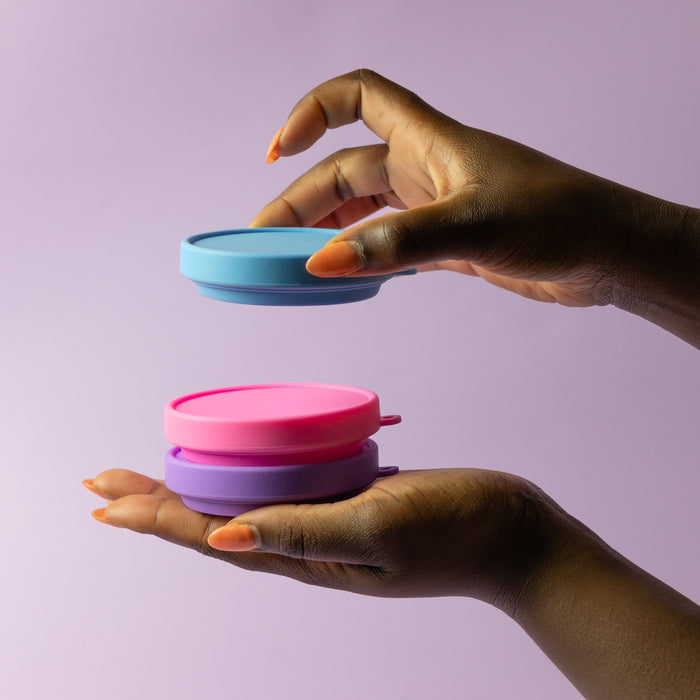 bohokiwi® Double Menstrual Disc Set & Collapsible Steam Steriliser Set