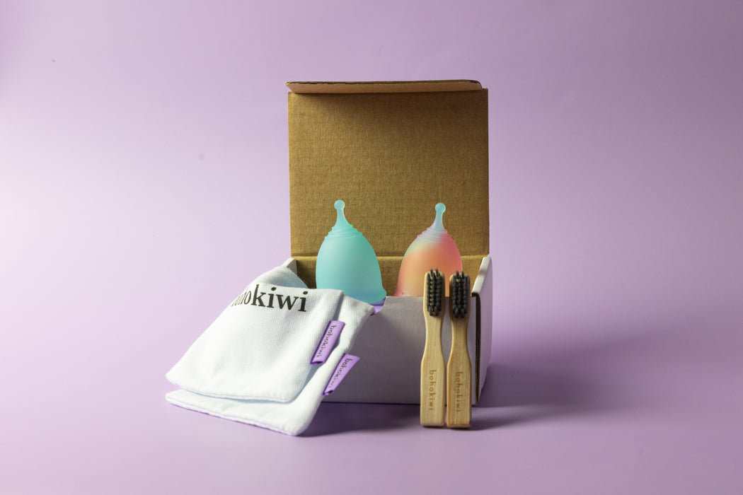 bohokiwi Double Menstrual Cup Set