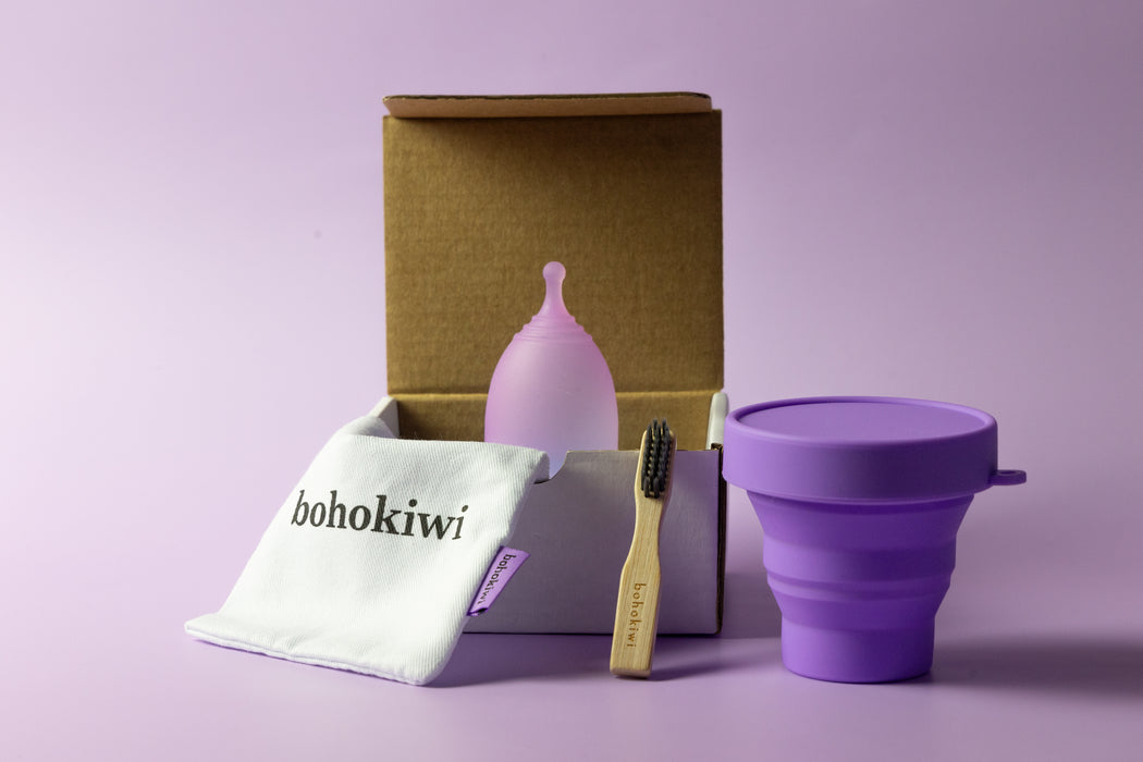 bohokiwi Menstrual Cup and Steriliser Set