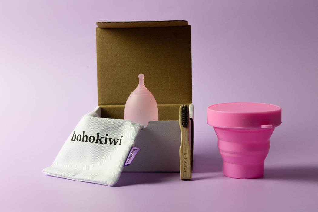 bohokiwi Menstrual Cup and Steriliser Set