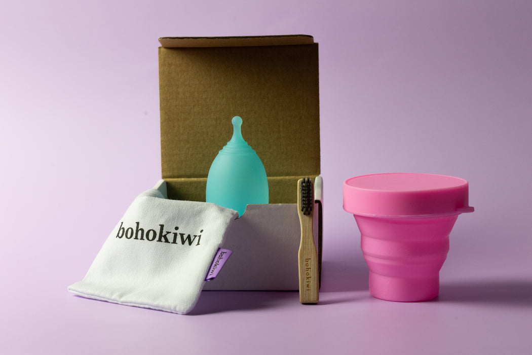 bohokiwi Menstrual Cup and Steriliser Set