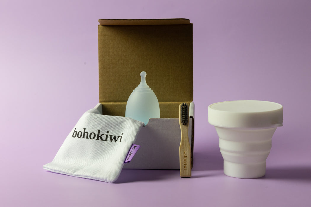 bohokiwi Menstrual Cup and Steriliser Set