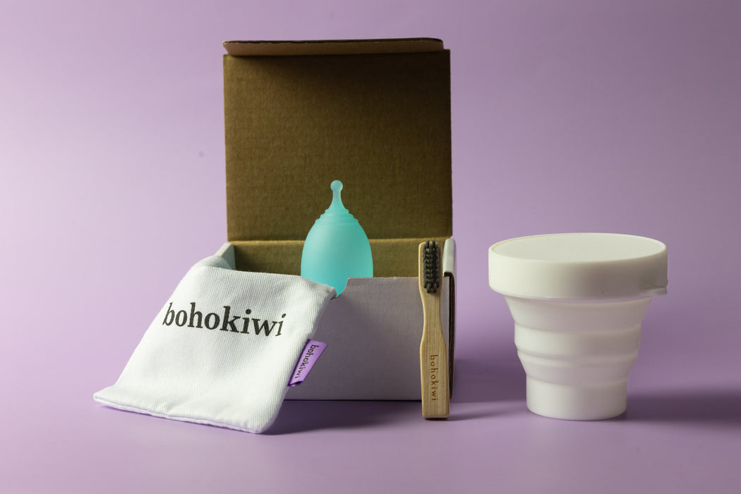 bohokiwi Menstrual Cup and Steriliser Set