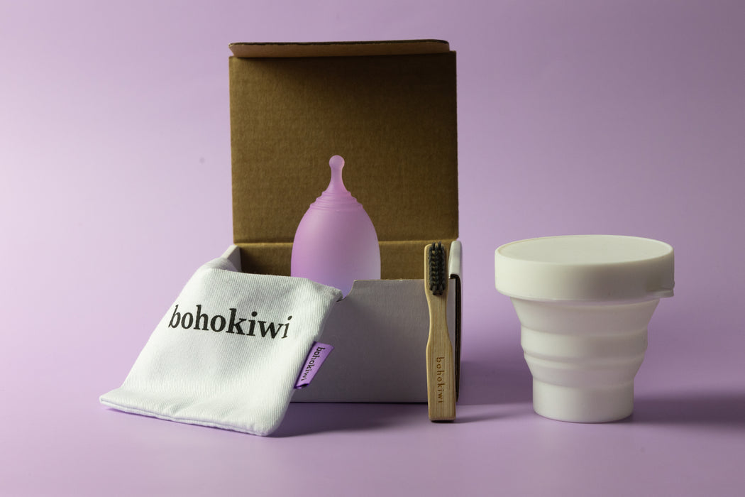 bohokiwi Menstrual Cup and Steriliser Set