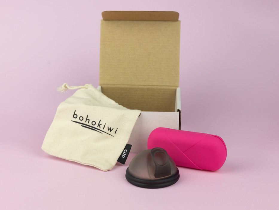 bohokiwi Menstrual Disc, Disc Carrier Case & Steriliser Set